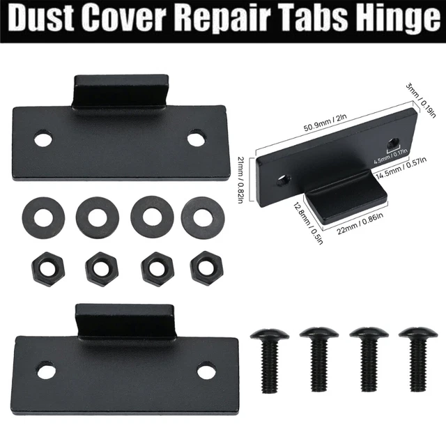Kit Riparazione Cerniera Copripolvere Per Technics SL-D2, D3, 3200, Q2 E Simili