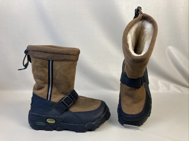 CABELAS ALASKAN GUIDE Brown Shearling Winter Snow Boots  display picture 3