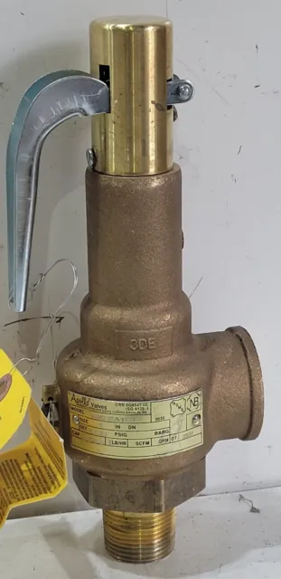 APOLLO Series 19 Model 19KFEA150 Bronze Relief Valve 1" MNPT x 1-1/4" FNPT