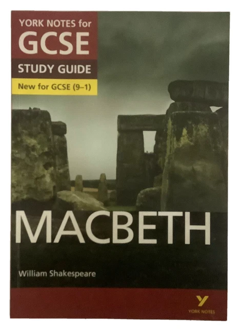 MACBETH: YORK NOTES for GCSE Study Guide Revision Paperback 2015 £1.99 ...