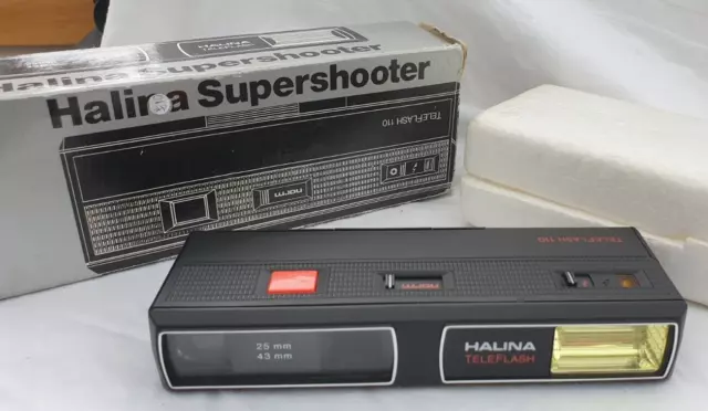 Halina Supershooter Flash 110 Camera - Boxed