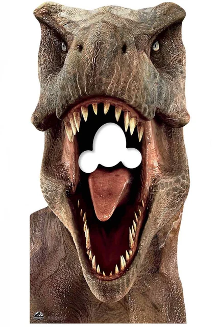 Stand Jurassic World - Vélociraptor Charlie En Carton (Avec Mini Figurine Offerte!)