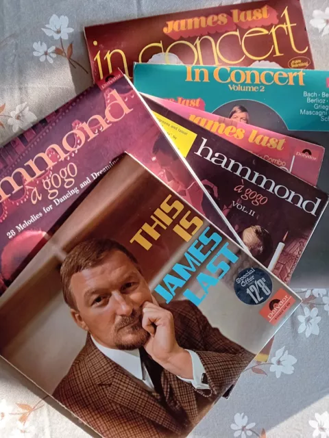 JAMES LAST job lot 6 vinyl albums all in MINT CONDITION