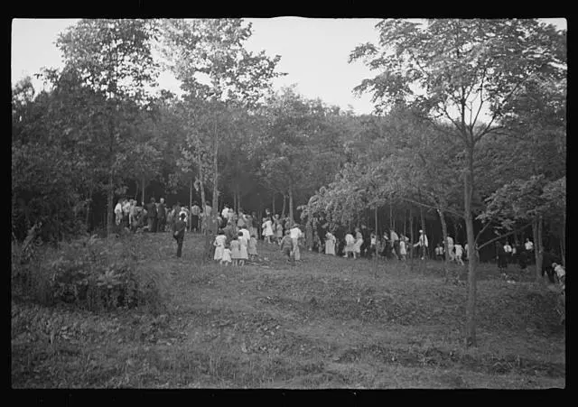 Funeral Procession,Red House Farms,West Virginia,WV,Resettlement Admin,FSA,2