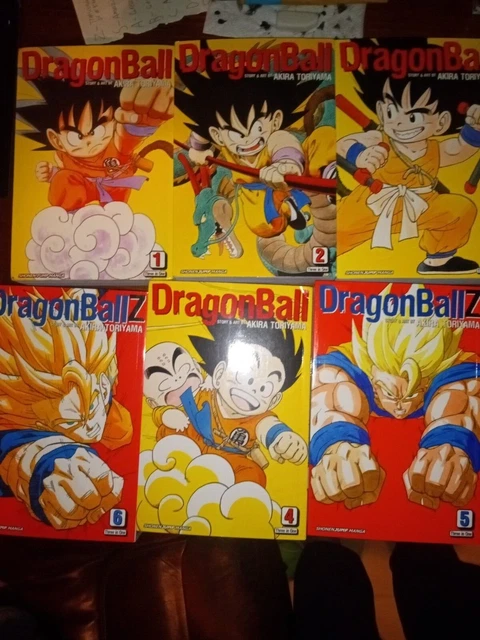 Dragon Ball Vizbig 1-4 and dragon ball z vizbig vol 5-9 