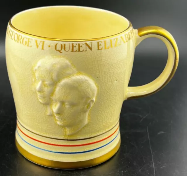 Crown Devon Fieldings King George Vi Coronation 1937 Musical Mug