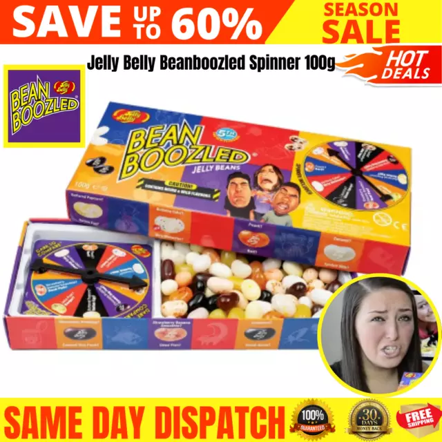 Jelly Belly BEAN BOOZLED Jelly Beans Spinner Wheel Game 5th edition100g Gift Box