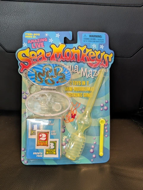 *RARE*  Sea-Monkeys Aqua Maze Game Aquarium Tank