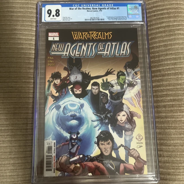 War of the Realms: New Agents of Atlas #1 CGC 9.8 Lots of First Appearances