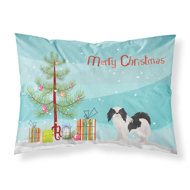 Carolines Treasures Ck3462pillowcase Japanese Chin Christmas Tree Fabric