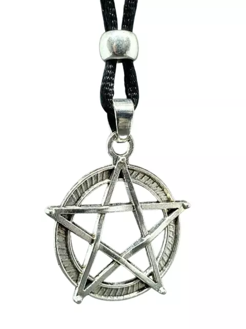Pentacle Pendant Necklace Pentagram Witch Pagan Wicca Amulet Wiccan Jewellery