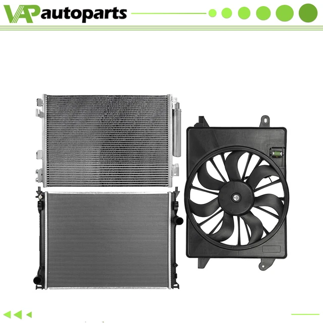 FIT FOR 14-20 Dodge Durango Jeep Grand Cherokee Engine Cooling Fan