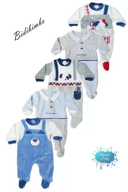 Grenouillère Nouveau-Né En Chenille Prima Nascita De Layette Jour Nuit Bidibimbo