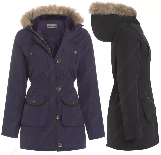 PARKA RAGAZZE GIACCA CON CAPPUCCIO Da Imbottito VESTITI 7 8 9 ANNI 10 11 12 13