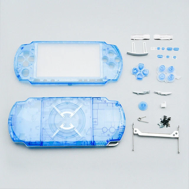 FOR PSP3000 SHELL Replacement Transparent Housing Case Cover Full ...