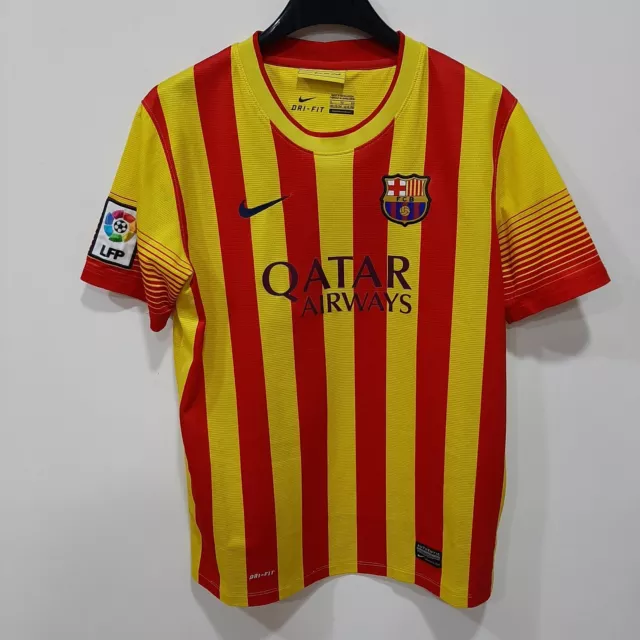 Maglia Calcio Vintage Barcellona 2013 14 Nike Giallorossa N 11 NEYMAR JR