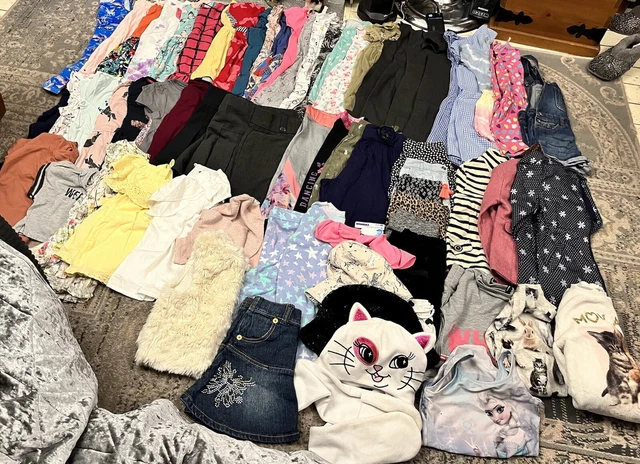 Bundle Of Girls Clothes Age 6-7 Years GEORGE NEXT M&S Large Lot VGC