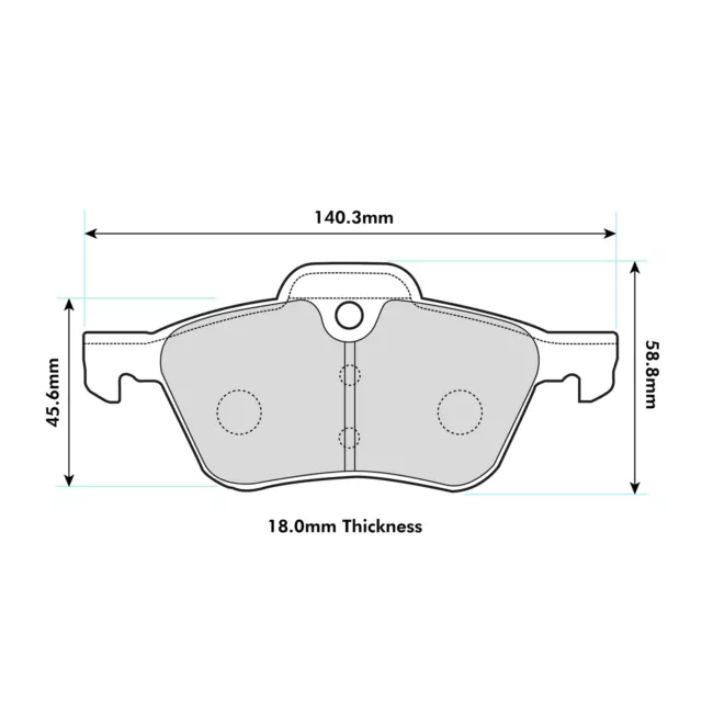 PBS Brakes ProRace Front Brake Pads 8138PR – Fit Mini R50/R52/R53/R56 Cooper