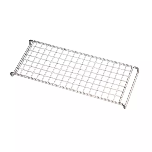 BBQ Rectangle Grill Net Stainless Steel Camping Grate Baking Rack Wire Mesh