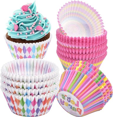 pirottini per muffin pirottini per cupcake 7 cm rosa TsunNee 