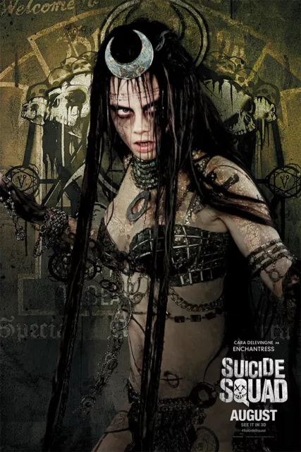 Suicide Squad Cara Delevingne As Enchantress Action Print Wall - POSTER 20x30