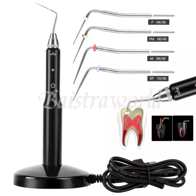 Dental Gutta Percha Obturation System Wireless Eododontic Endo Heated Pen/ Tips