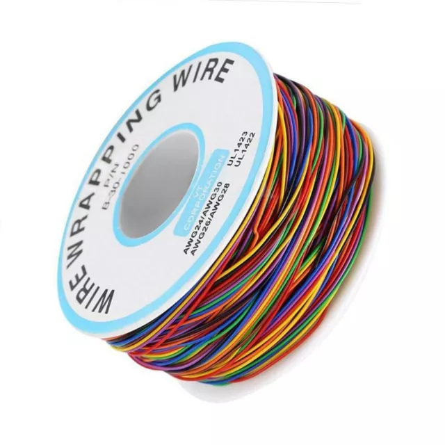 Multicolor Kabel Wickler PCB Schweißen Spulen Spule Test 0.25mm Verzinnt 2