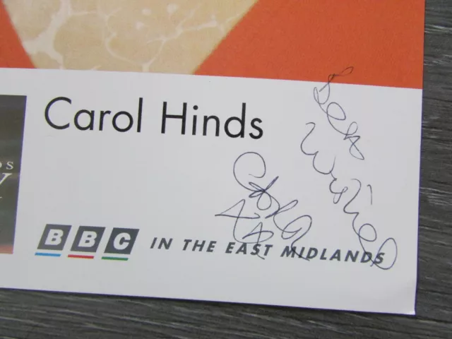 Carol Hinds BBC East Midlands Today Original Hand Signed Promotional Photo 2