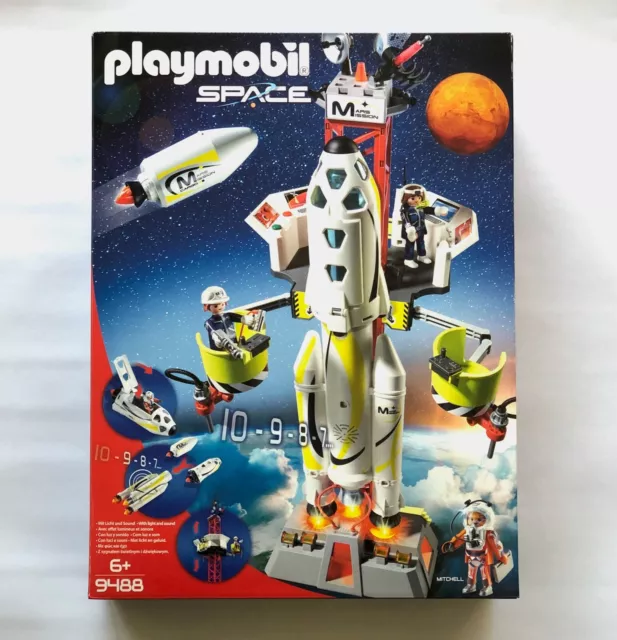 Playmobil Space 9488 - Mars-Rakete mit Startrampe (Weltraum,Raumschiff) - NEU!!!