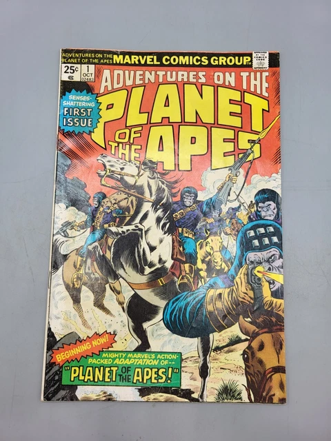 Adventures On The Planet Of The Apes Vol 1 #1 Oct 1975 Illustrated Marvel Comic