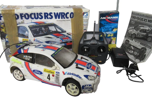 VINTAGE FORD FOCUS RS WRC 01 Tamiya 58281 RC Boxed Complete with 