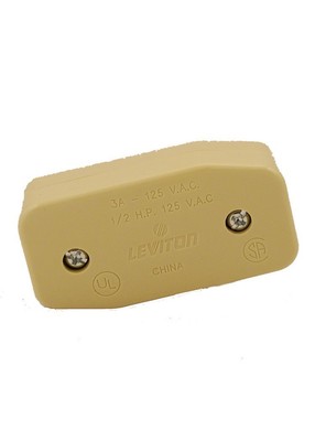 Leviton 5410-I Appliance Switch, Feed Thru Switch Rocker, Ivory, QTY 7