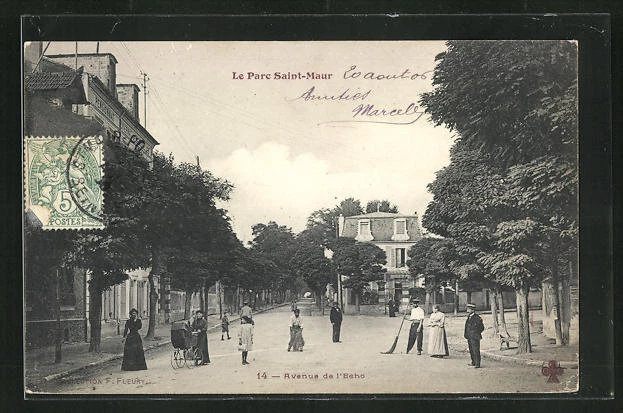 CPA Le Parc Saint-Maur, Avenue de l'Echo 1906