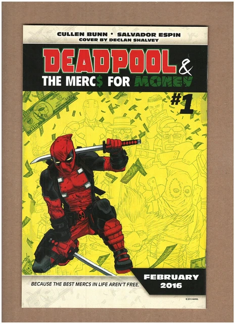 True Believers: Deadpool #1 Marvel Comics 2016 Reprints 1st Deadpool app NM- 9.2 2