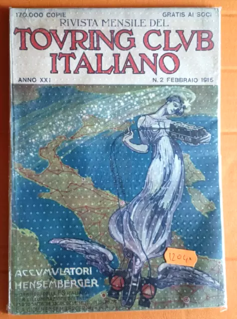 Accumulatori Hensemberger Del Touring Club Italiano Rivista N.2 Del 1915-12040
