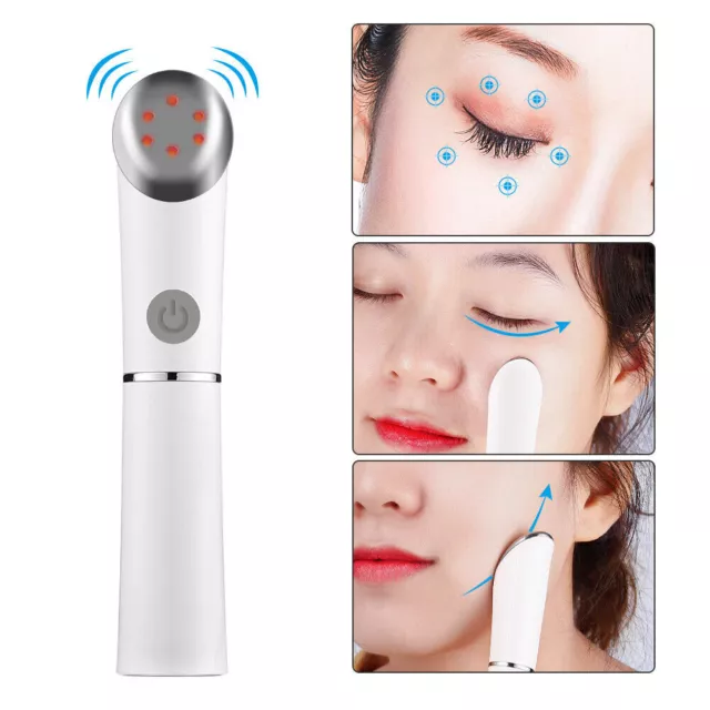 Yeux Visage Cou Wrinkle Removal Anti-âge Masseur Beauté Appareil Thermal Skin 3