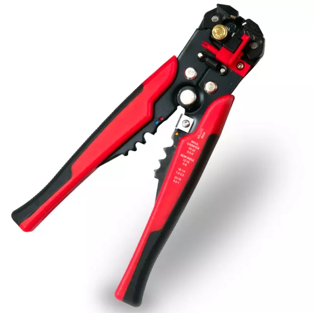 Self-Adjustable Automatic Cable Wire Crimper Crimping Tool Stripper Plier Cutter