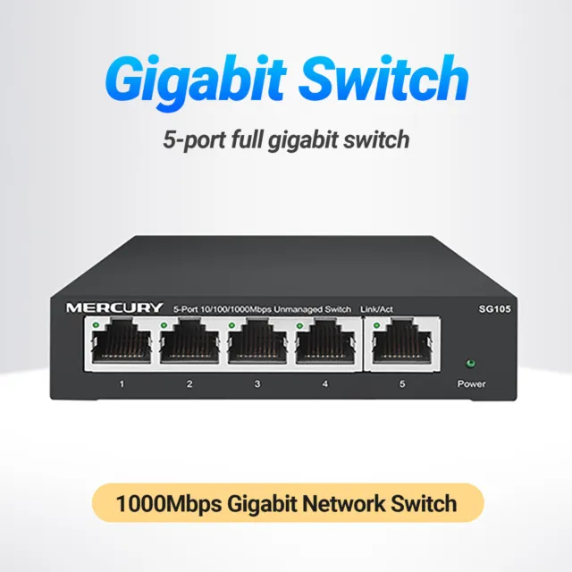 1 Set Ethernet Smart Switcher Wide Application Practical Fast Transmission