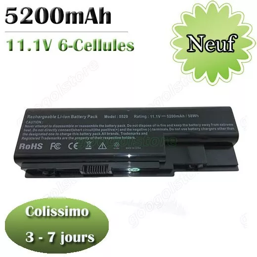 11.1V 5200mAh Batterie Pour Acer AS07B31 AS07B41 AS07B51 AS07B61 AS07B71 10.8V