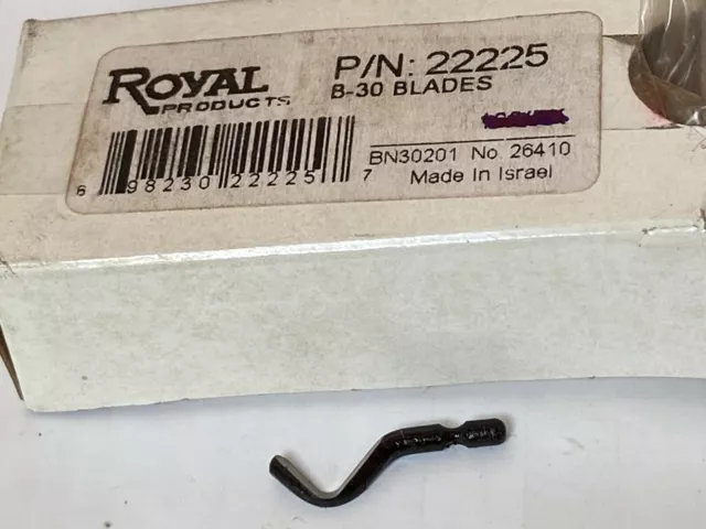 B30 ROYAL Ébavurage Lame, HSS, Neuf, 2 Lames / Lot