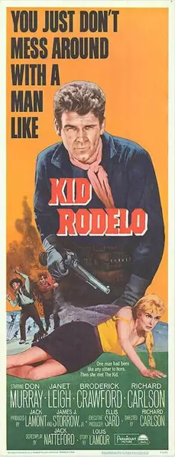 KID RODELO original 1966 14x36 movie poster LOUIS L'AMOUR/JANET LEIGH/DON MURRAY