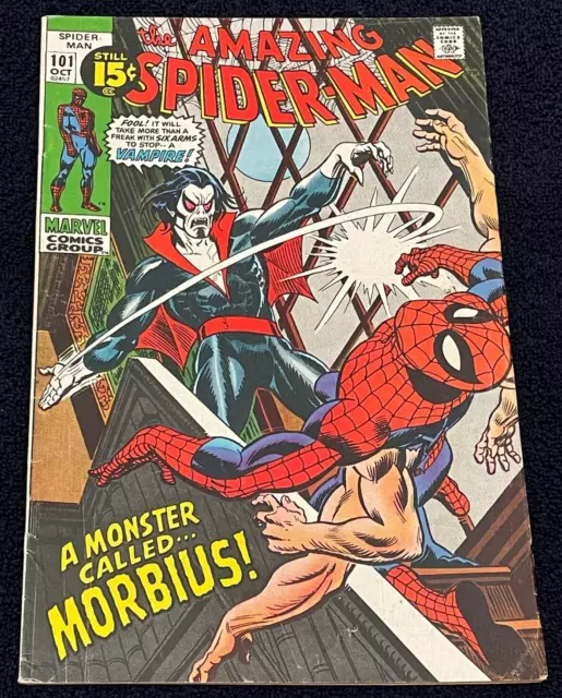 Amazing Spider-Man # 101 (Oct 1971) ✨ 1st App of Morbius! ✔ Marvel Comics Group