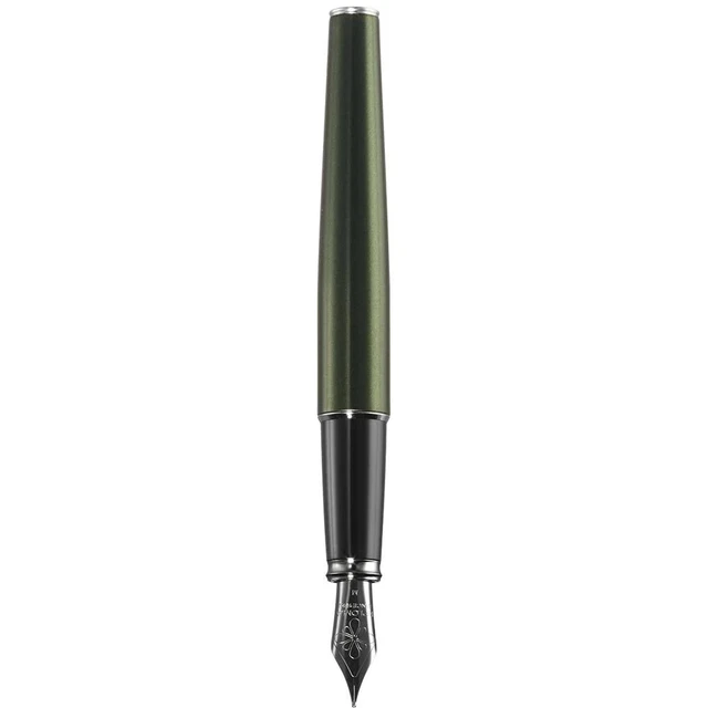Diplomat Excellence A2 Füllfederhalter – 14 Karat Goldfeder, Chrom, Mit Federbelastetem Clip, Made In Germany