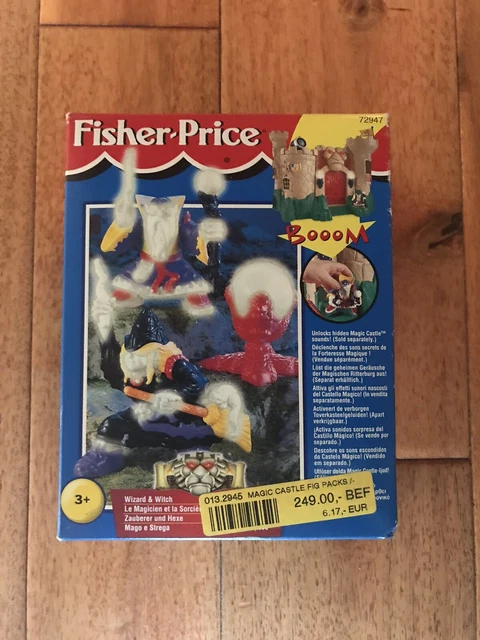 Fisher Price Great Adventures Magic Castle Wizard & Witch European Release NIB