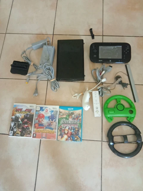 Nintendo Wii U 32 Go Premium Pack  Mario Kart 8 + Gamepad + accessoires+ jeux