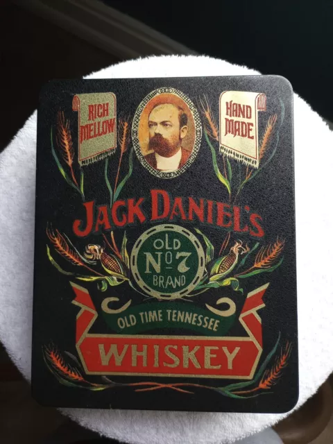 Jack Daniels Old Time Tennessee No 7 Whiskey Tin Box Vintage