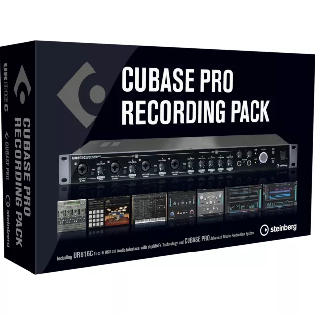 Steinberg Cubase Pro Recording Pack EU / UR816 & Cubase Pro - USB Audio Interfac