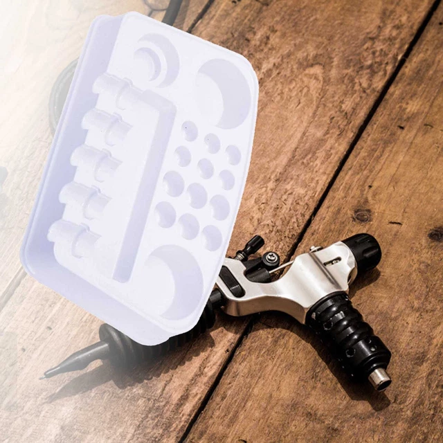 Tattoo Holder Easy to Hold Portable Tattoo Ink Pigment Holder Plastic