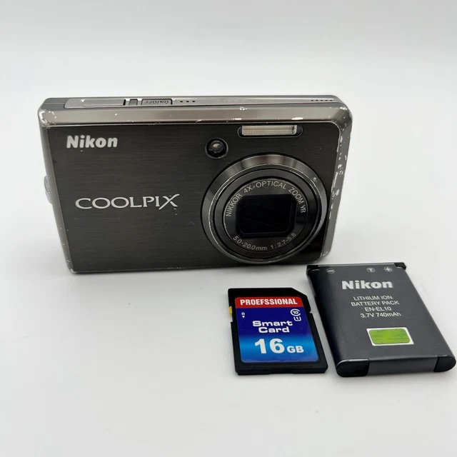 NIKON COOLPIX S600 Urban Black 10.0MP 4x Zoom Compact