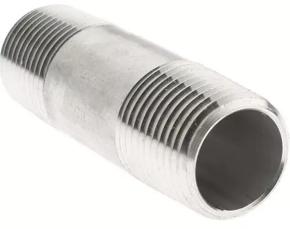 1/2" NPT X 3" Pipe Nipple S/40 304/L Stainless Steel 304 Sch 40